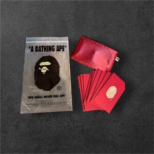 BAPE A Bathing Ape New Year Red Envelope Set 10pc Hongbao Authentic